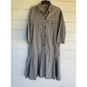 trf_outerwear Army Green Lagenlook Oversived Dress Size Small